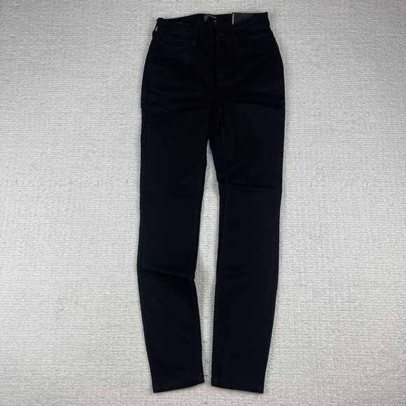 Frank and Oak The Debbie High Rise Skinny Jean Black Size 25 NWT - Picture 1 of 16